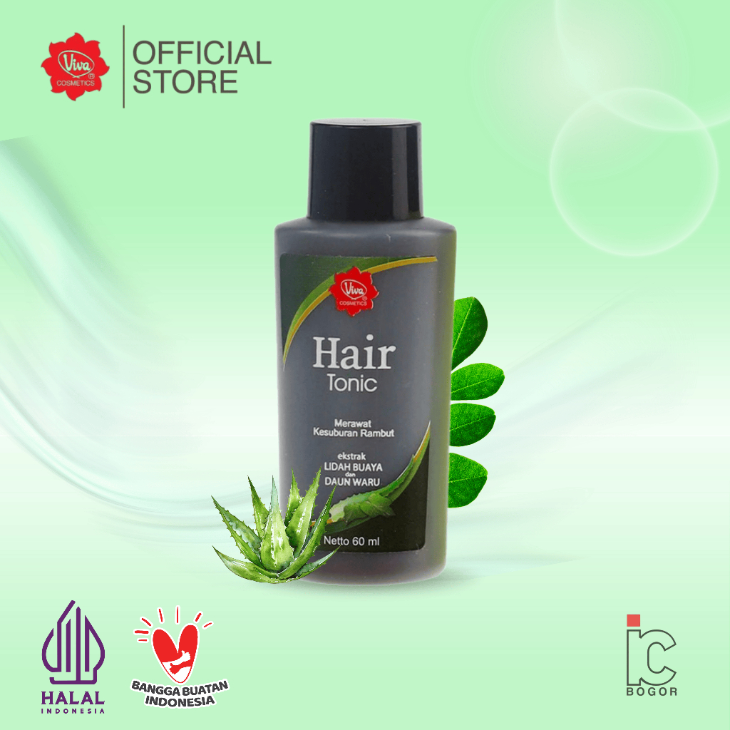 Jual Viva Hair Tonic Lidah Buaya & Daun Waru - Tonik Rambut Anti Rontok ...