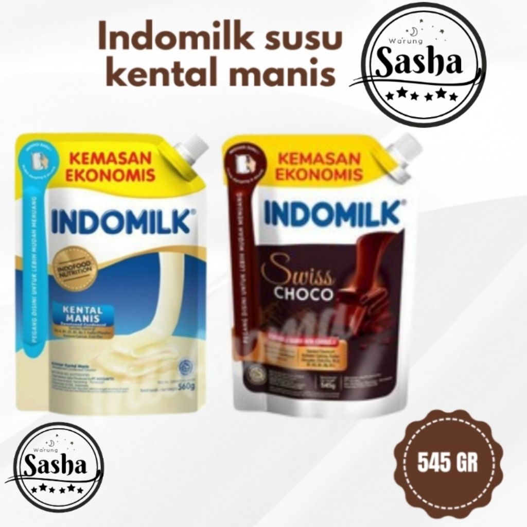 Jual (exp May 2026)Indomilk Pouch 545gr Susu Kental Manis 1pcs | Shopee ...