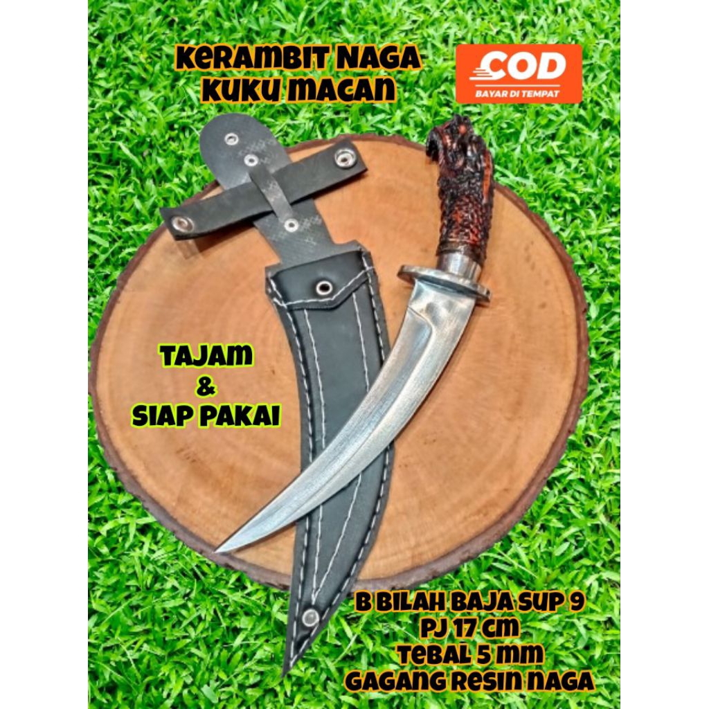 Jual Kerambit Minang Original / Kerambit Kuku Na94 / Karambit / Hoby ...