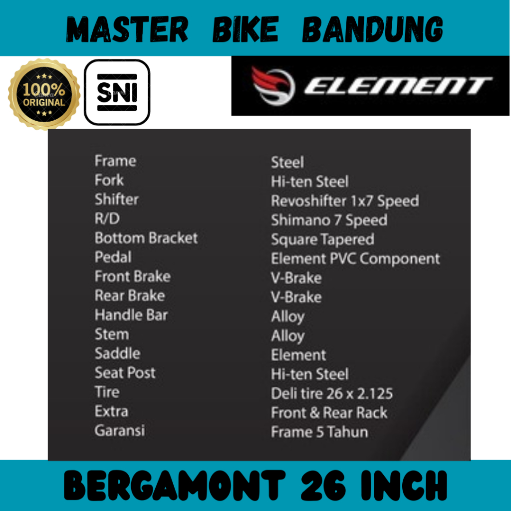 Jual Sepeda ctb touring 26 inch dewasa city bike balap ELEMENT ...