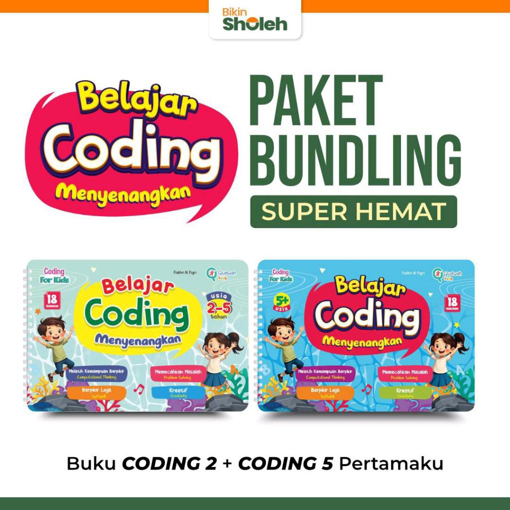 Jual Best Bundling Buku Coding 2-5th & 5-10th || paket hemat buku ...