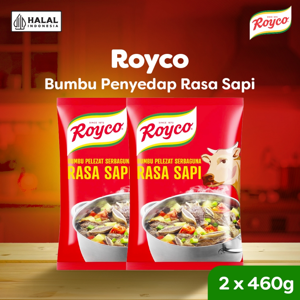 Jual Royco Bumbu Penyedap Rasa Sapi Pouch 460G Twinpack | Shopee Indonesia