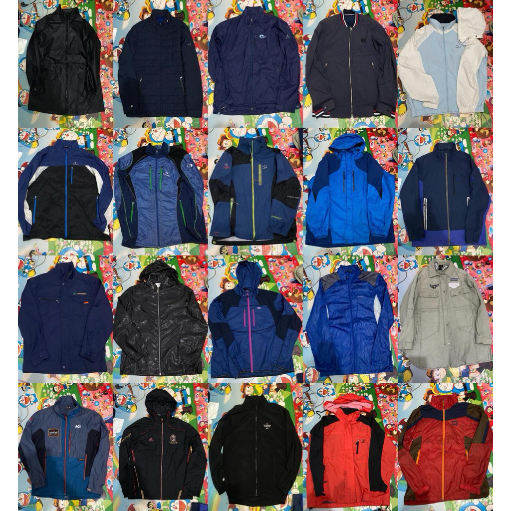 [BISA COD] jacket outdoor dan running murah harga mulai 20rb size ready S-XXL