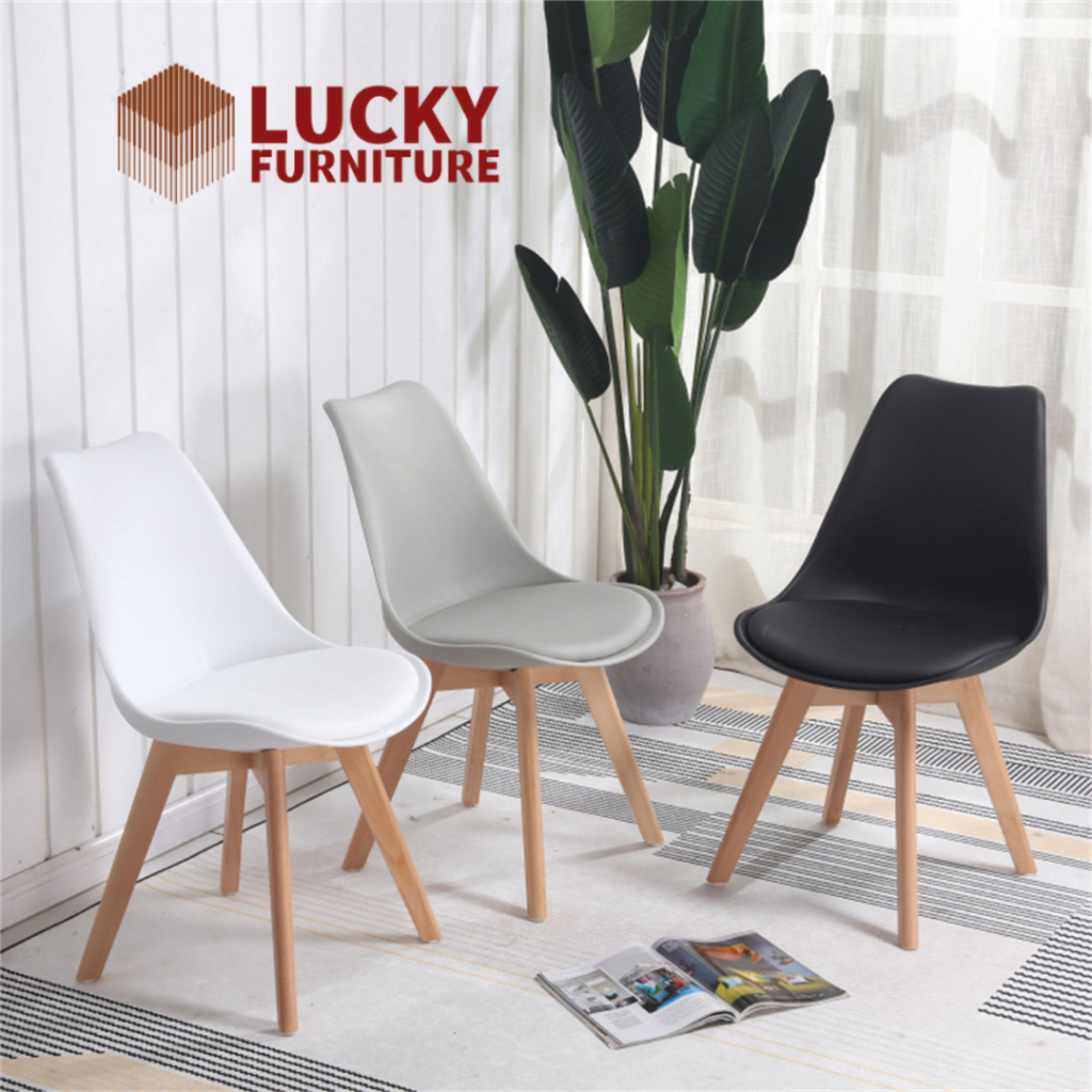 Jual Kursi Cafe Estetik PVC Kaki Kayu Minimalis - Ringan & Stylish ...