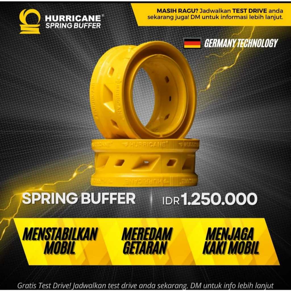 Jual HURRICANE SPRING BUFFER, ANTI LIMBUNG ANTI NGAYUN, STABIL DAN ...