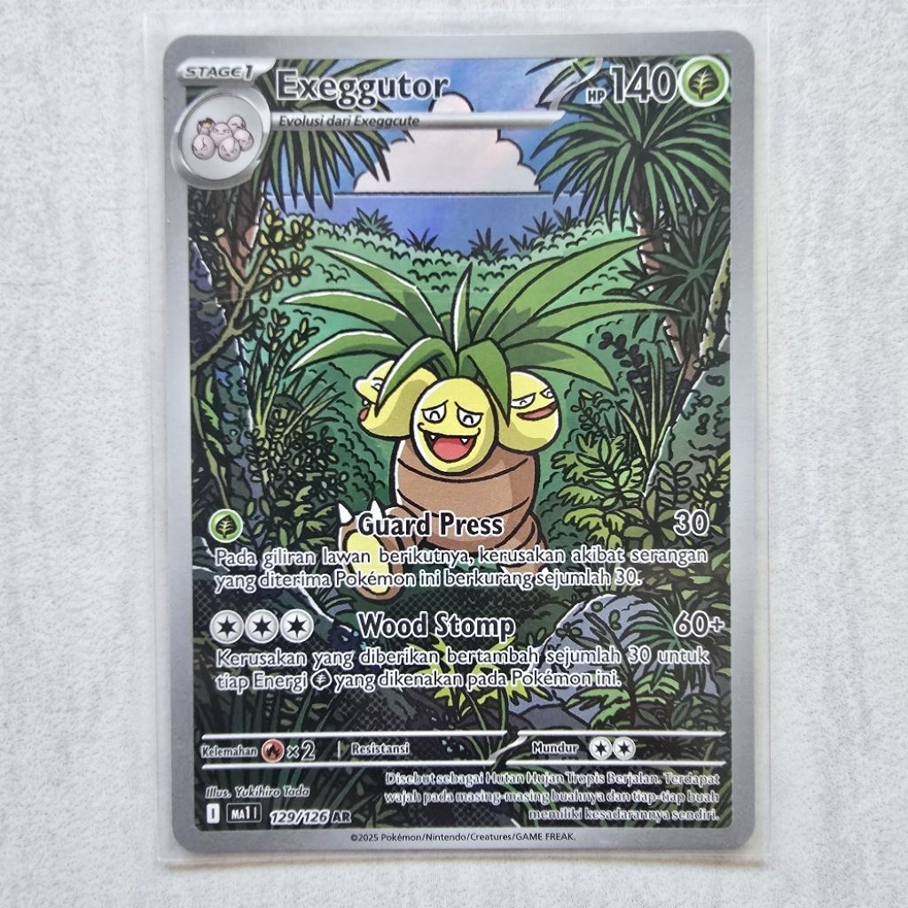 Jual Exeggutor AR Set Evolusi Mega MA1 129/126 - Kartu Pokemon TCG ...