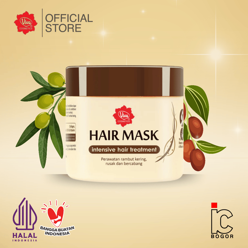 Jual Viva Hair Mask - Masker Rambut untuk Rambut Kering, Rusak ...