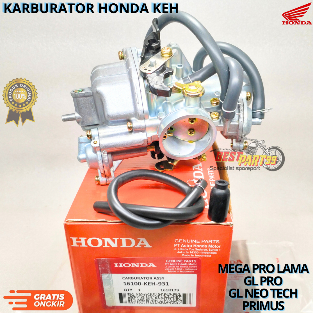 Jual Karburator honda Neotech GL RPO/MAX MEGA PRO LAMA KEH ahm Kualitas ...
