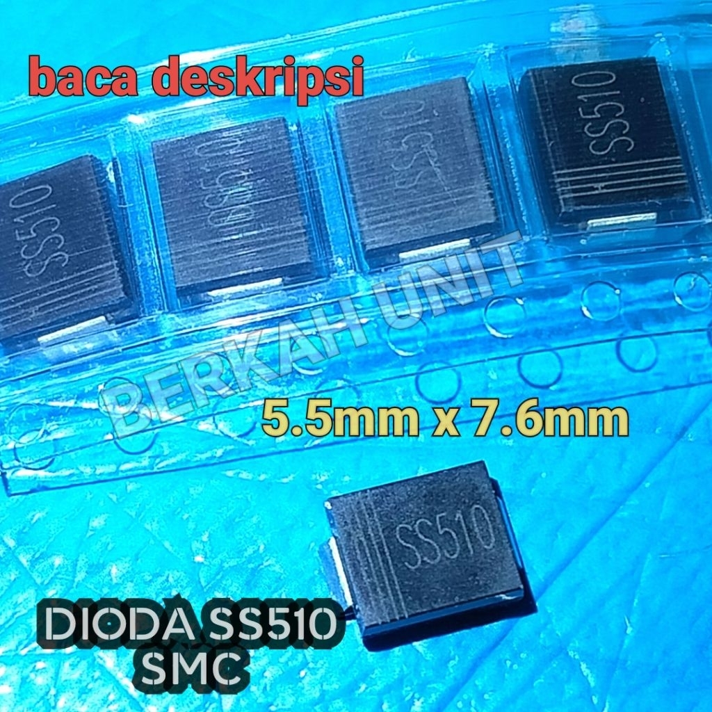 Jual 5pcs DIODA SMC SS510 5.5mm x 7.6mm baca deskripsi | Shopee Indonesia