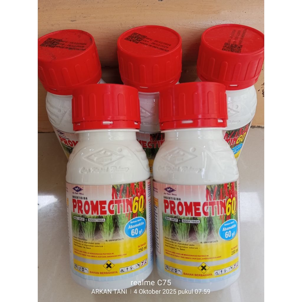 Jual INSEKTISIDA PROMECTIN 60EC 250 ML - CAP KAPAL TERBANG | Shopee ...