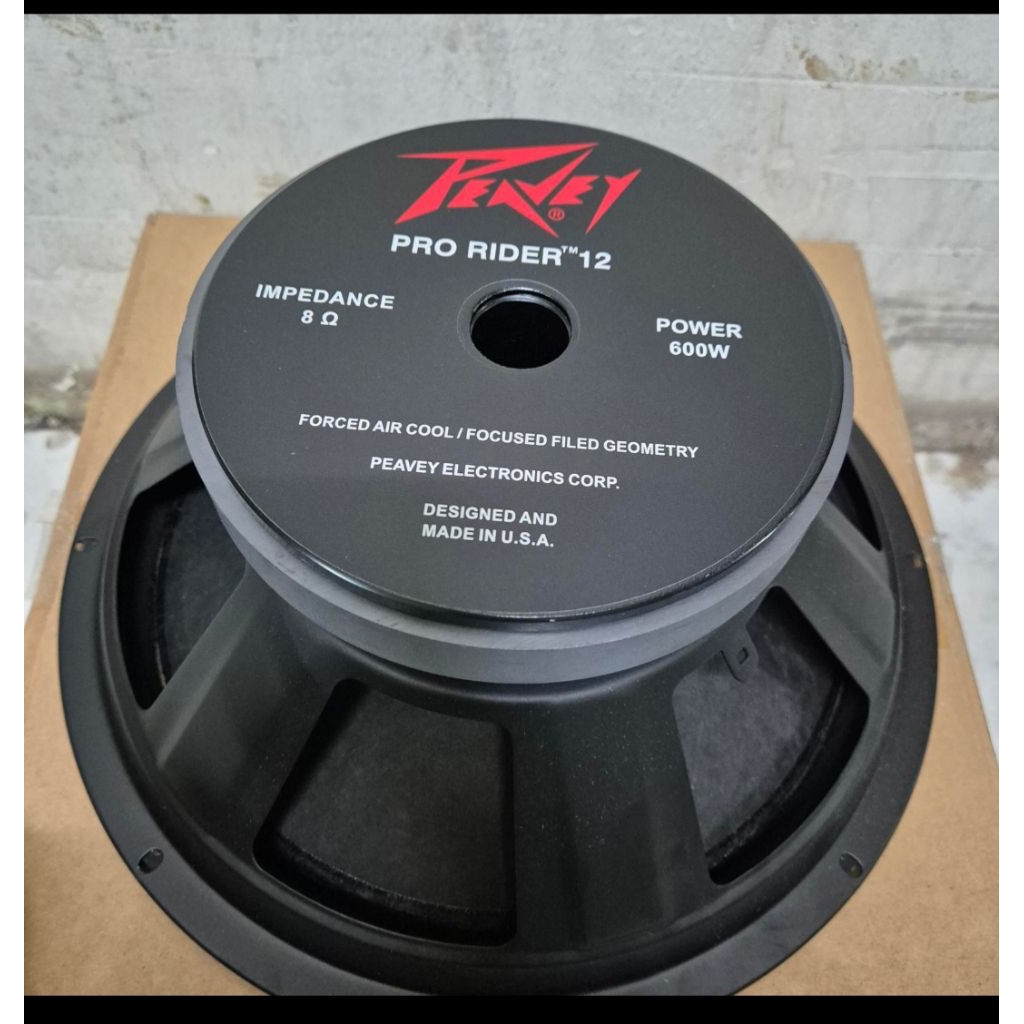 Jual KOMPONEN SPEAKER PEAVEY PRO RIDER 12 INCH 600 WATT | Shopee Indonesia