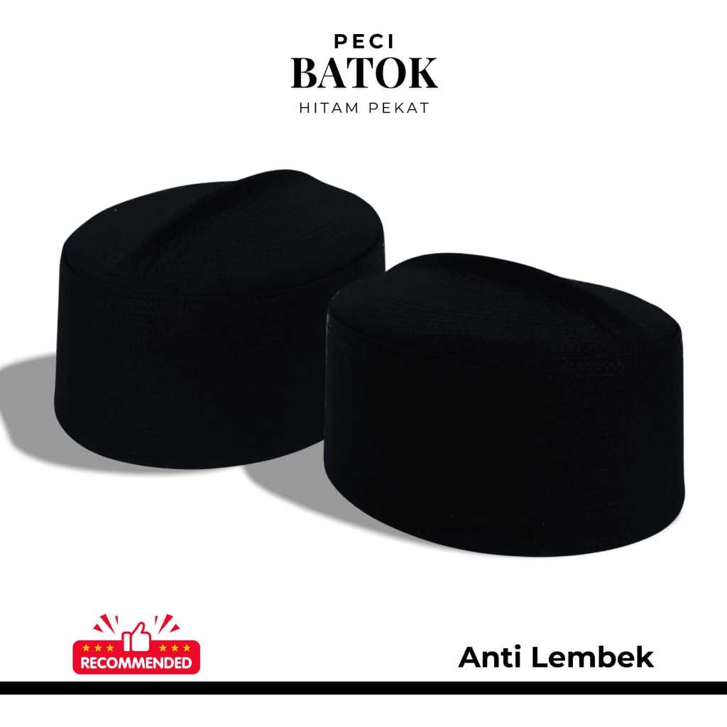 Peci Batok Hitam Pekat Anti Lembek Kualitas Bagus Murah Terjangkau