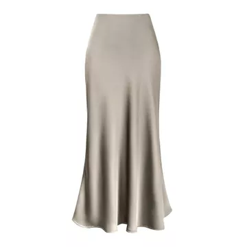 Mine Rok Satin Silk Premium Rok Duyung Satin Maxi Skirt