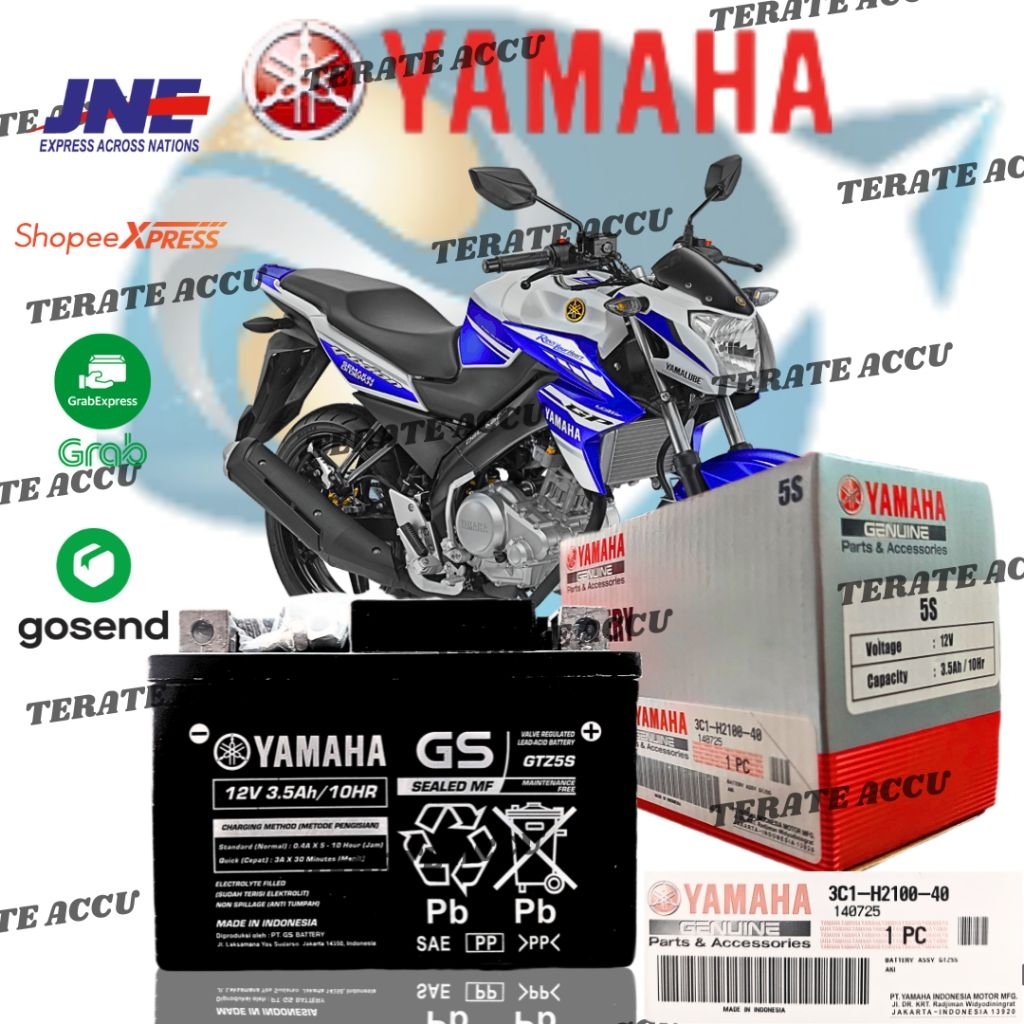 Jual Aki Motor Full Kering Yamaha GS GTZ5S Vixion , R15 , Aerox 125 ...