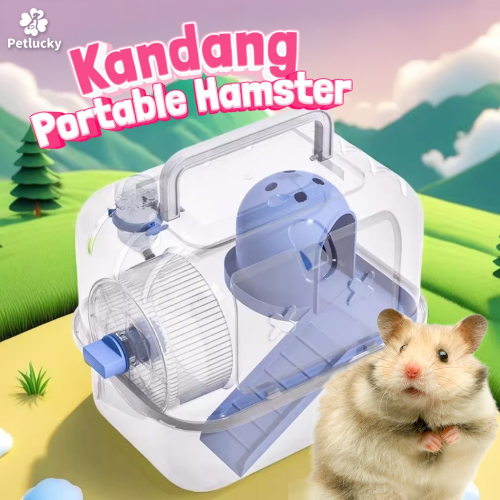 View of Jual PetLucky Kandang Hamster Sugar Glider Portable Cage Set Lengkap ...