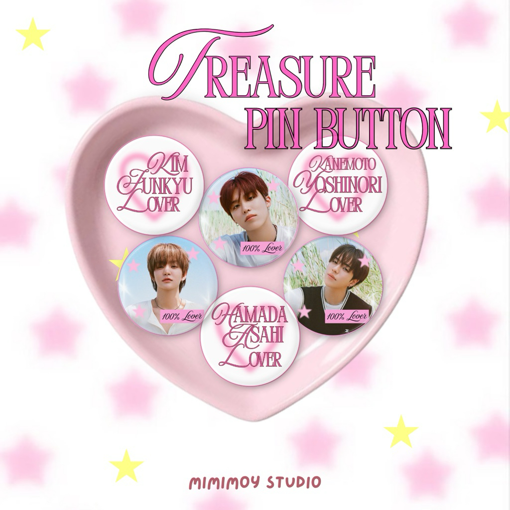 Jual TREASURE Pin Button Set | Shopee Indonesia