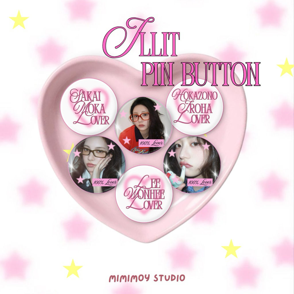 Jual ILLIT Pin Button Set | Shopee Indonesia