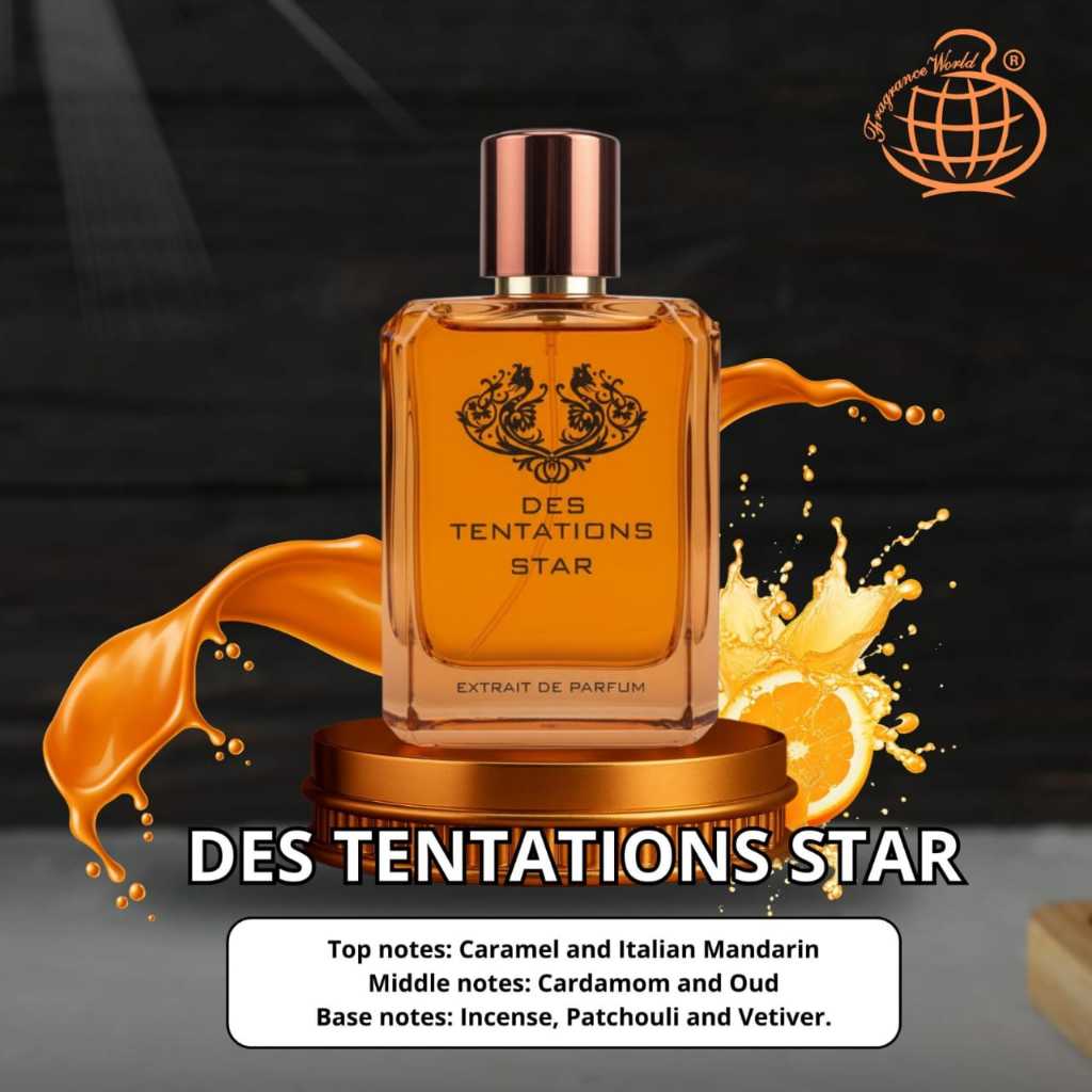 Jual Des Tentations Star Extrait 100ml by Fragrance World | Shopee ...