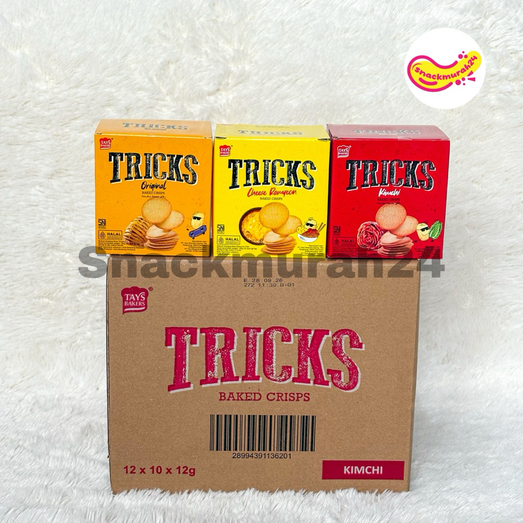 Jual [DUS] Tricks 1 Dus isi 12 Box x 10 x 12 Gram Keripik Kentang Rasa ...