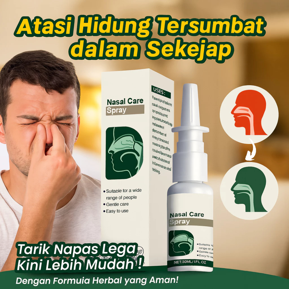 Jual Nasal Care Spray Semprot Hidung Sinusitis Semprot Hidung Pelega ...