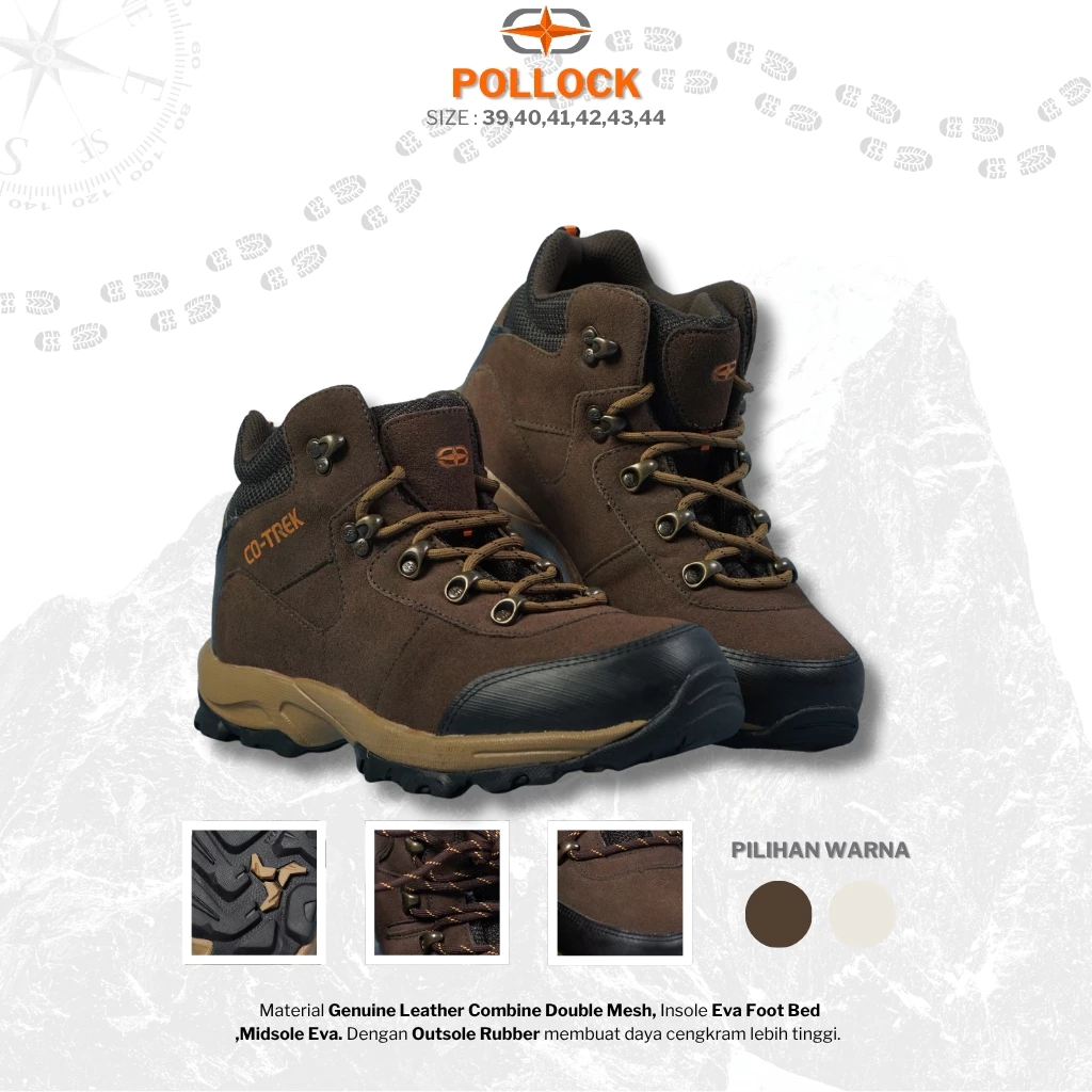 Sepatu Gunung Pollock Cotrek Adventure