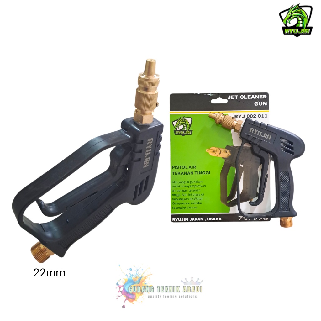 Jual Jet cleaner gun panjang tembakan steam cuci mobil high pressure ...