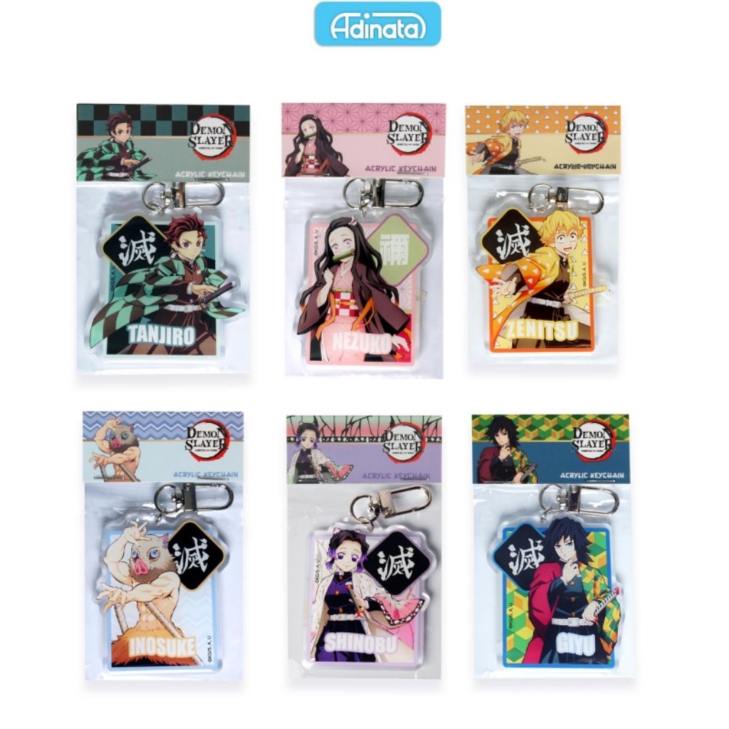 Jual OFFICIAL Demon Slayer Acrylic Keychain (Demon Slayer) Adinata ...