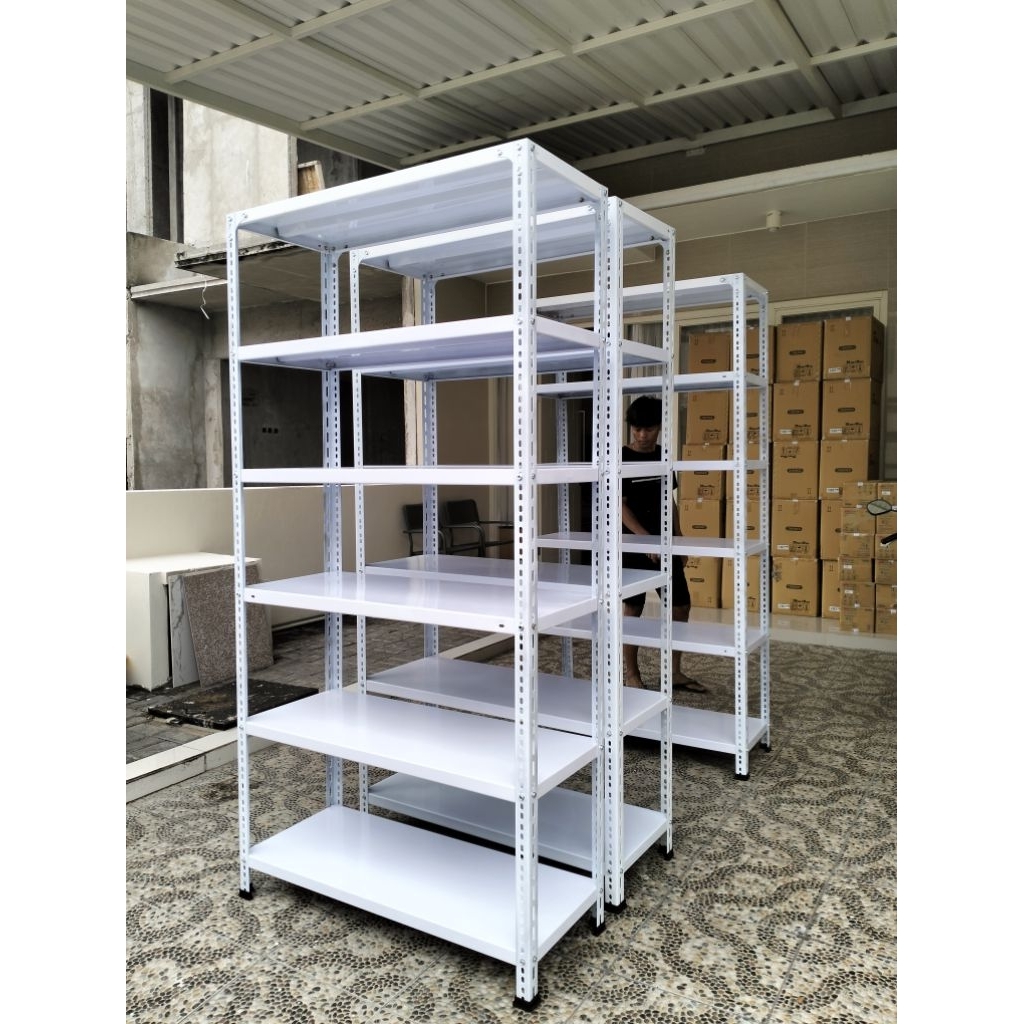 Jual rak besi siku P 70 40 200 susun 6 | Shopee Indonesia