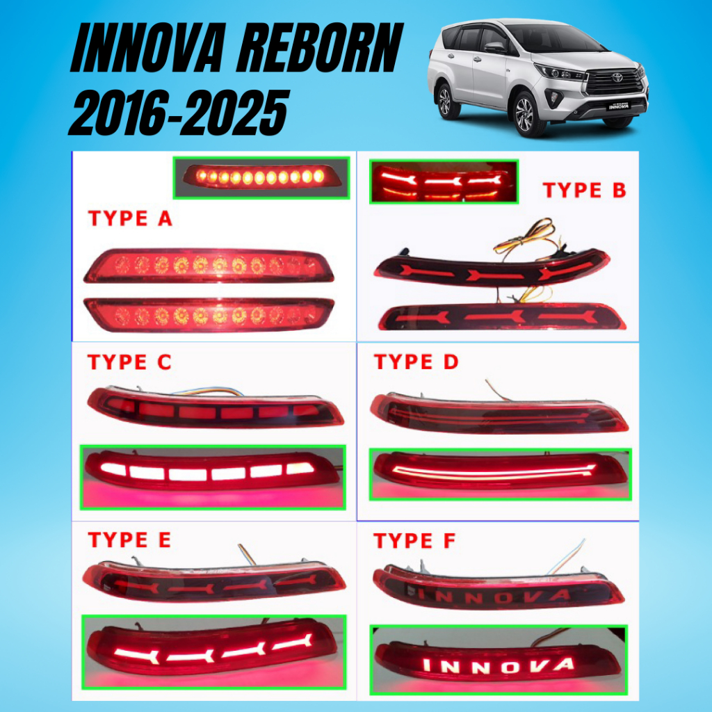 Jual Lampu Reflektor Innova Reborn 2016-2025 Facelift Venturer Model ...