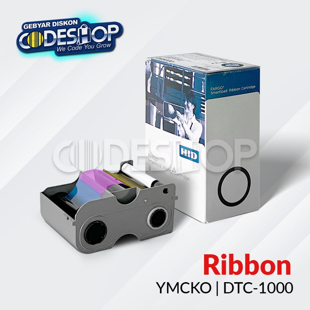 Jual Fargo DTC-1000 Ribbon Color YMCKO 250 Prints Tinta Warna 045000 ...