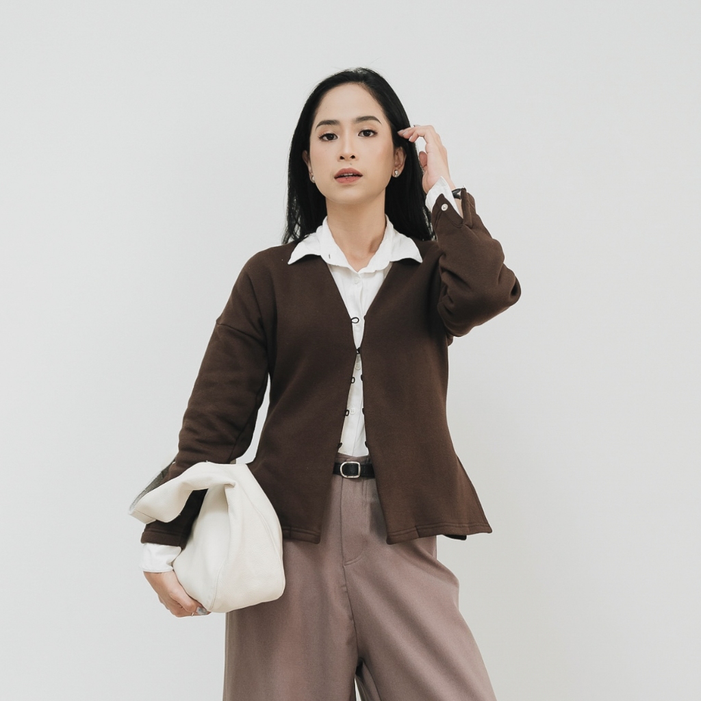 Jual Swifter - Serene Fleece Fitted Cardigan | Shopee Indonesia
