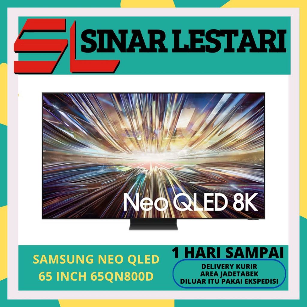Jual SAMSUNG 65QN800D NEO QLED SMART TV 8K 65 INCH AI UPSCALING PRO ...