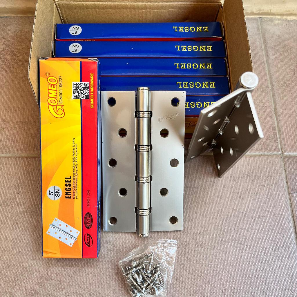 Jual Paket 6 biji engsel 5 inch engsel pintu rumah 1 set besar tebal 2 ...