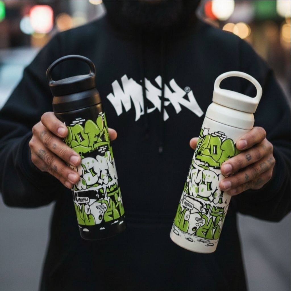 Jual MDFK TRIPLE GRAFF TRAVEL TUMBLER. double walled insulated, botol ...