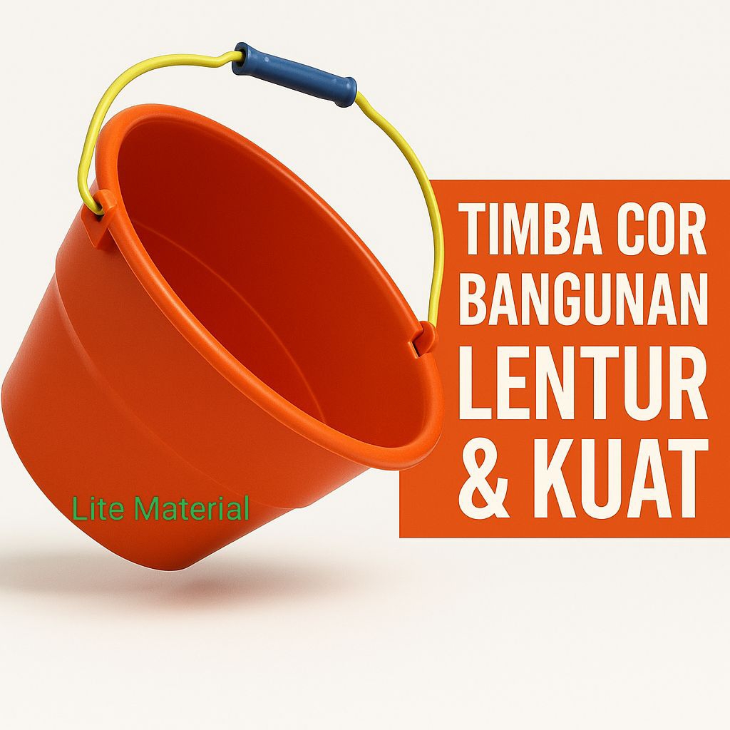 Jual Timba Cor TC-15 Oranye Anti Pecah Lentur Ember Bangunan Tahan ...