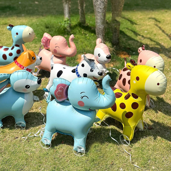 Jual Balon 4D Bisa Berjalan Roda Karakter / Balloon Character Wheels ...