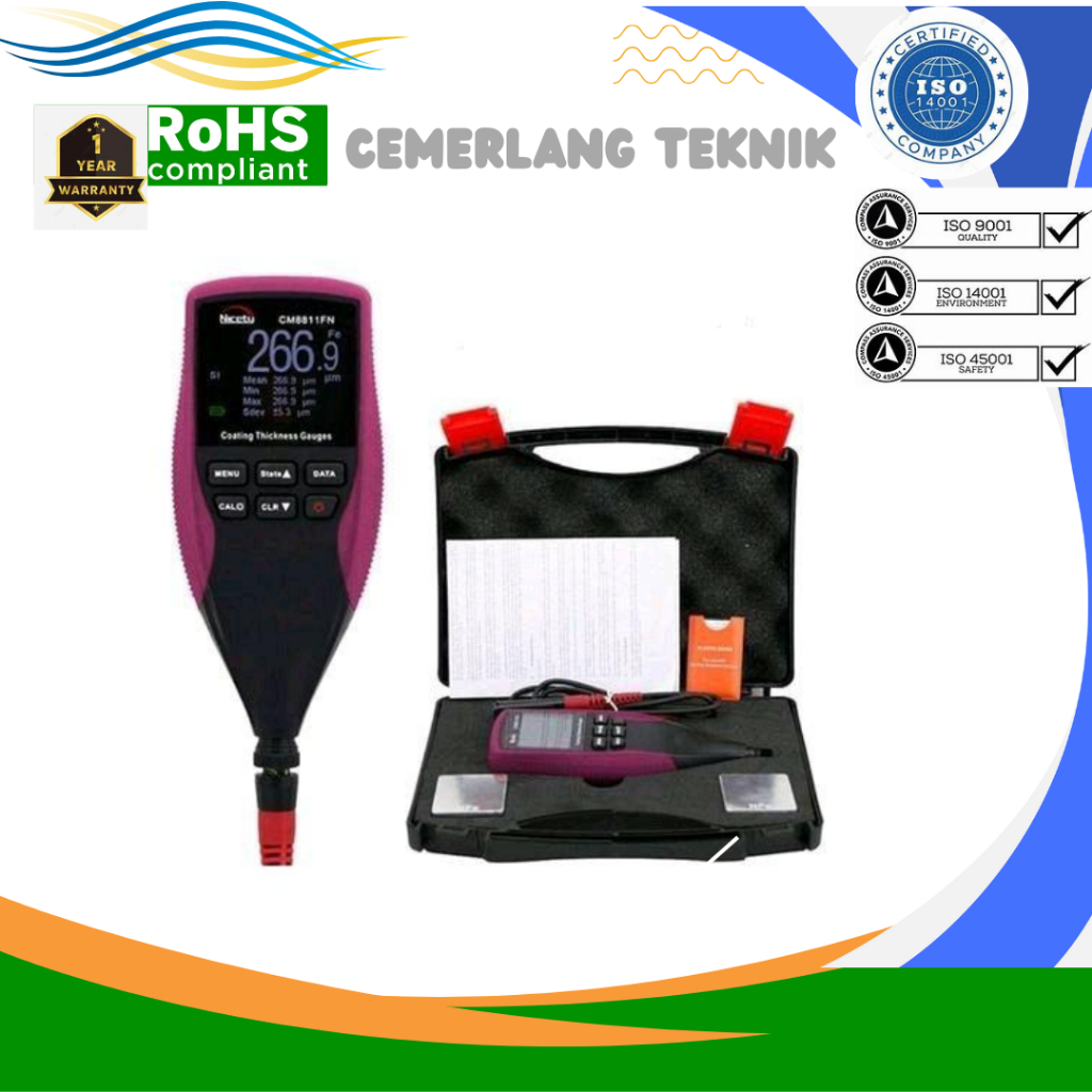 Jual Coating Thickness Gauge CM8811FN DIGITAL Coating Thickness Gauge ...