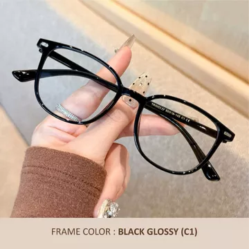 Eggry Eyewear Kacamata Anti Radiasi Minus Lensa Anti Blueray Photocromic Material TR 90 Metal