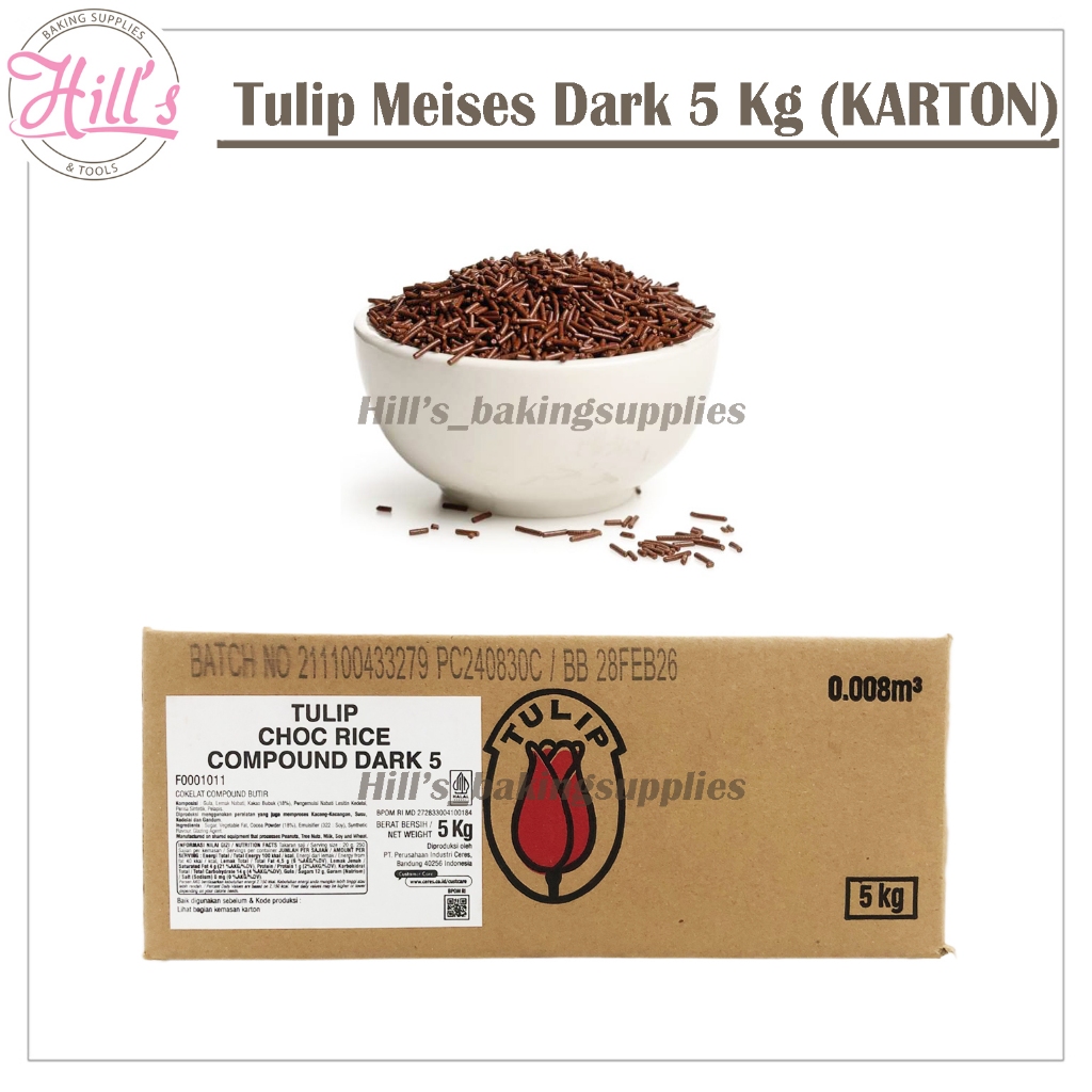 Jual (DUS KECIL G ) TULIP MESES DARK , PELANGI , & MINT 5 kg / COKLAT ...