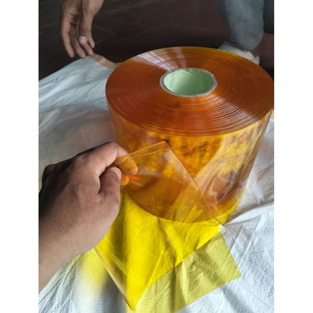Jual 1roll pvc curten Oren 2mm x 20cm x 50mtr | Shopee Indonesia