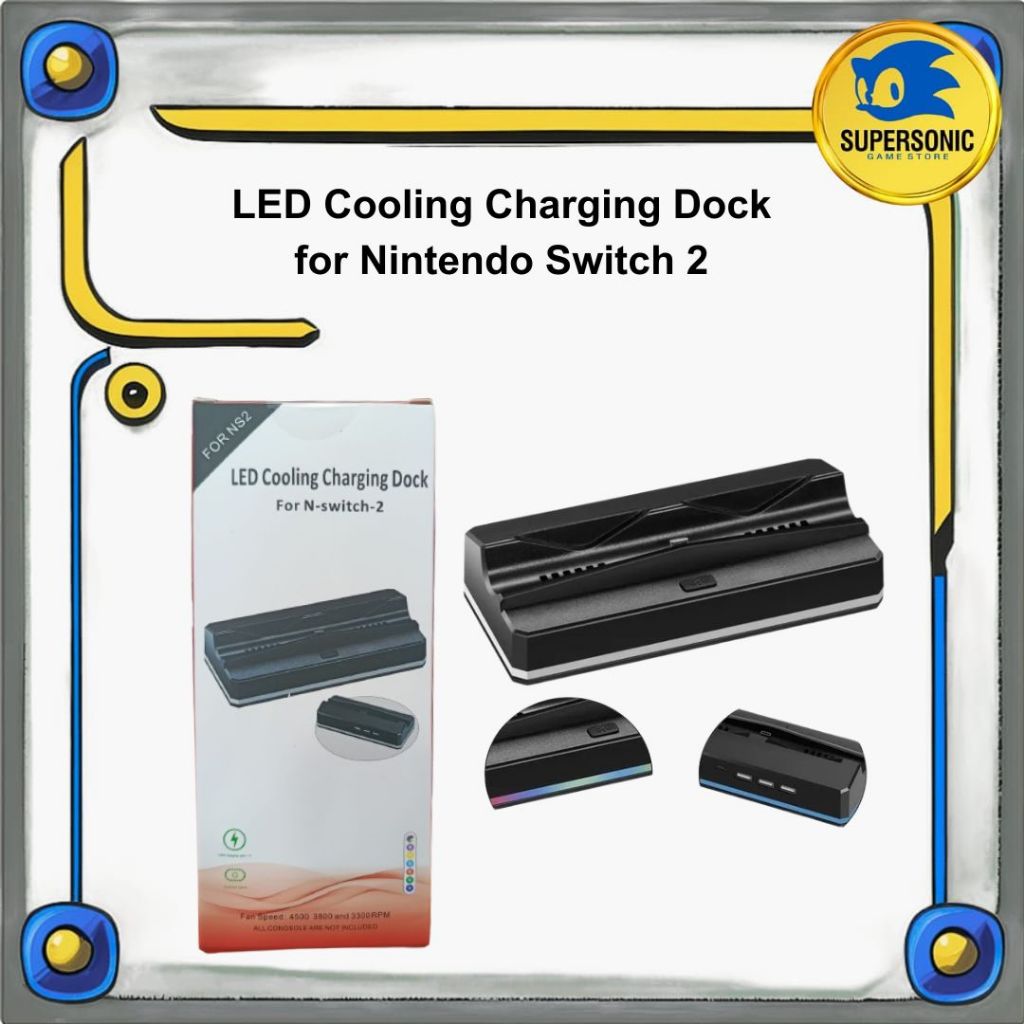 Jual Switch 2 LED Cooling Charging Dock | Shopee Indonesia