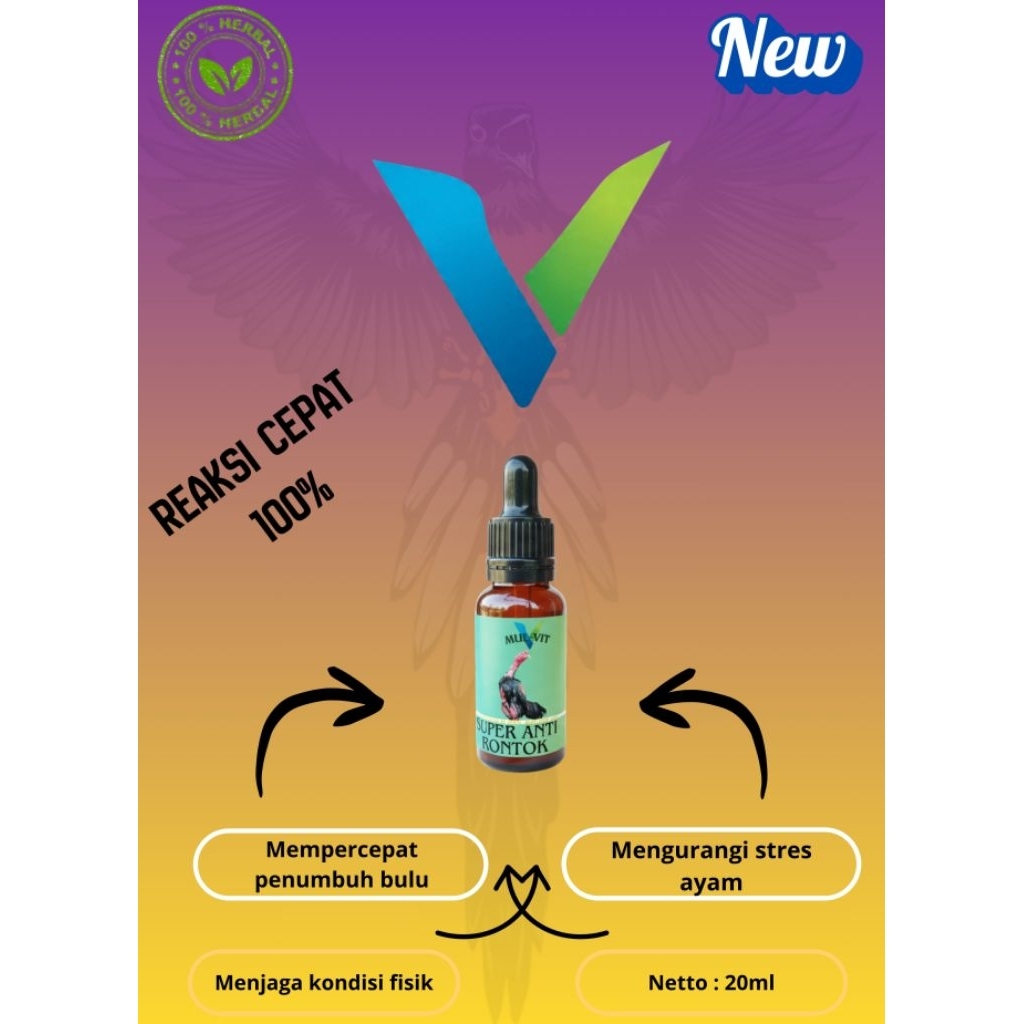 Jual OBAT AYAM SUPER ANTI RONTOK MENGATASI KERONTOKAN BULU AYAM ...