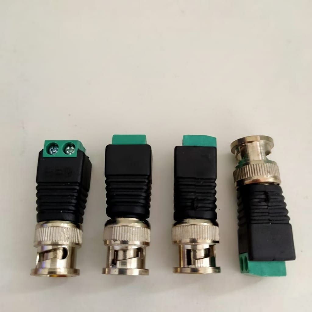 Jual Jr 3934 Jack Dc Bnc Male Cctv Connector Konektor Balun Coaxial
