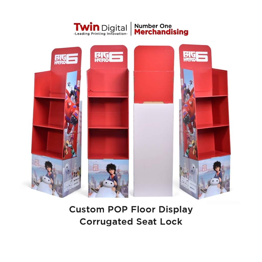 Jual Twindigital Custom POP Floor Display Corrugated Seat Lock - Cetak ...