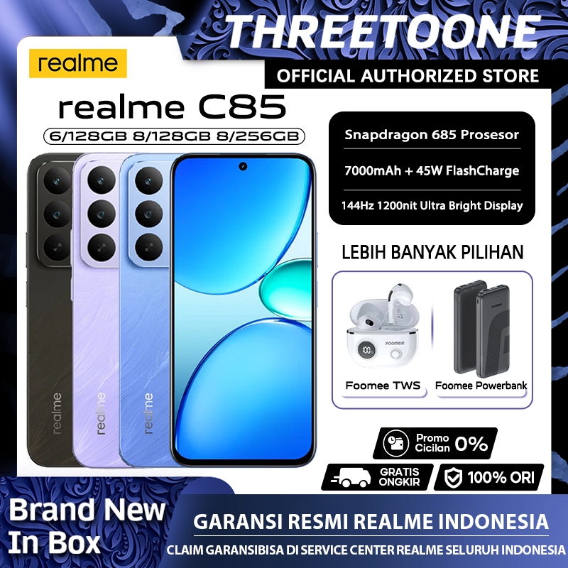 HP realme C85 Snapdragon 685 7000mAh Titan Battery,144Hz 1200nit Ultra Bright Display,IP69 Pro,50MP