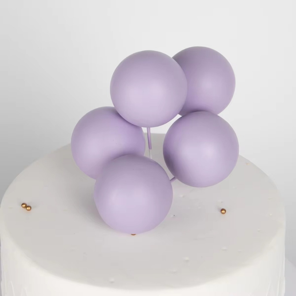 Jual Topper Kue Bola Cherry 20 pcs Balon Warna Warni Lebaran idul Fitri ...