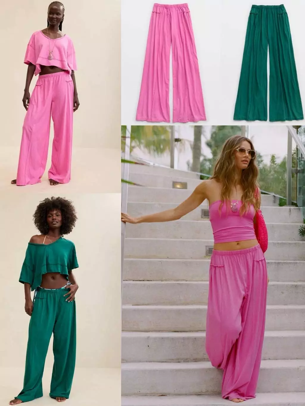Celana Panjang Wanita AE Women's Happiest Wide Leg Pant - 2808