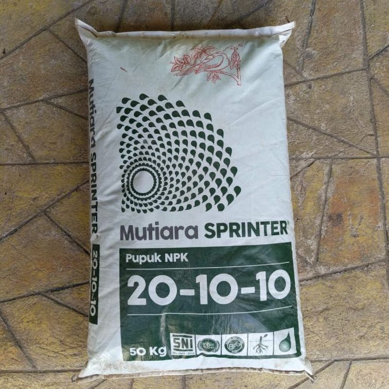 Jual PUPUK MEROKE MUTIARA SPRINTER 50 KG KEMASAN PABRIK NPK 20-10-10 ...