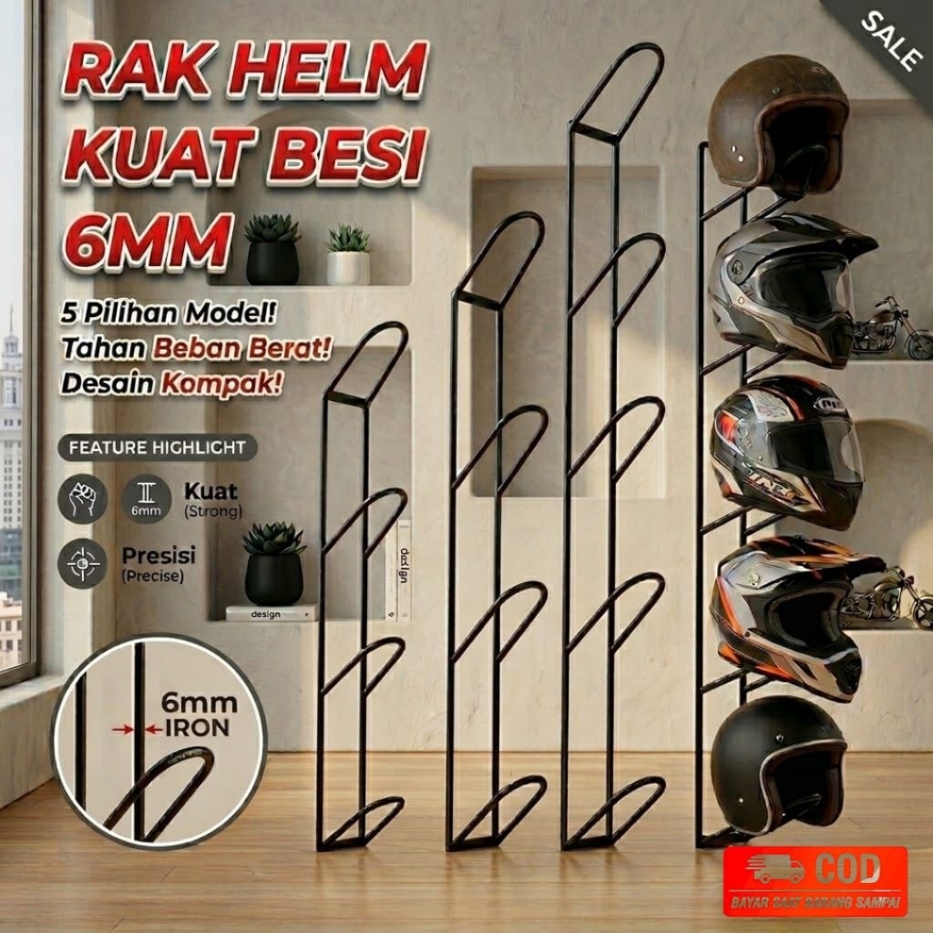 Jual Rak Helm Terlengkap & Harga Terbaru Agustus 2026 | Shopee Indonesia