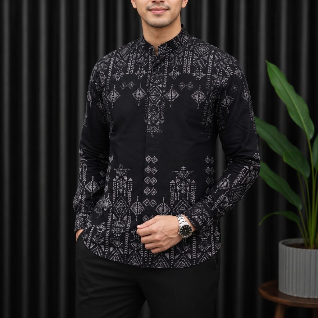 10 warna! Kemko koko katun 40s pria dewasa erkhape KH motif (ready banyak warna dan size)